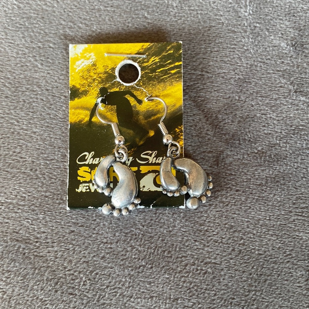 Charming Shark Surf Jewelry - Earrings